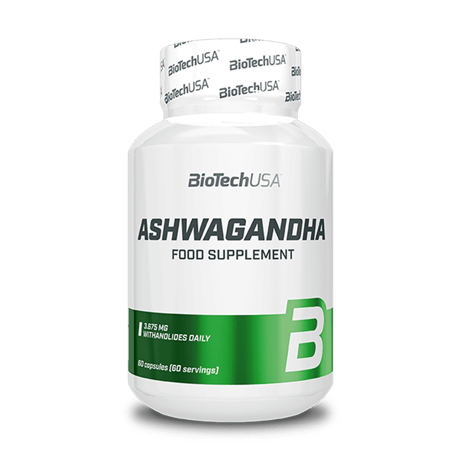 Ashwagandha-BiotechUSA-1.png Ashwagandha 60 Capsules – BiotechUSA – Image 1