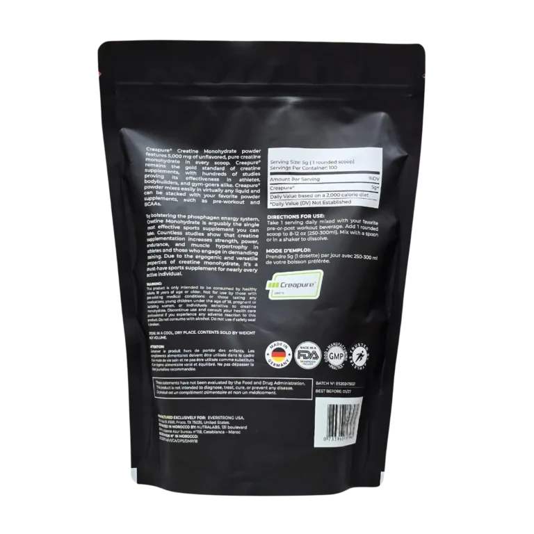 Creapure everstrong nutrition verso