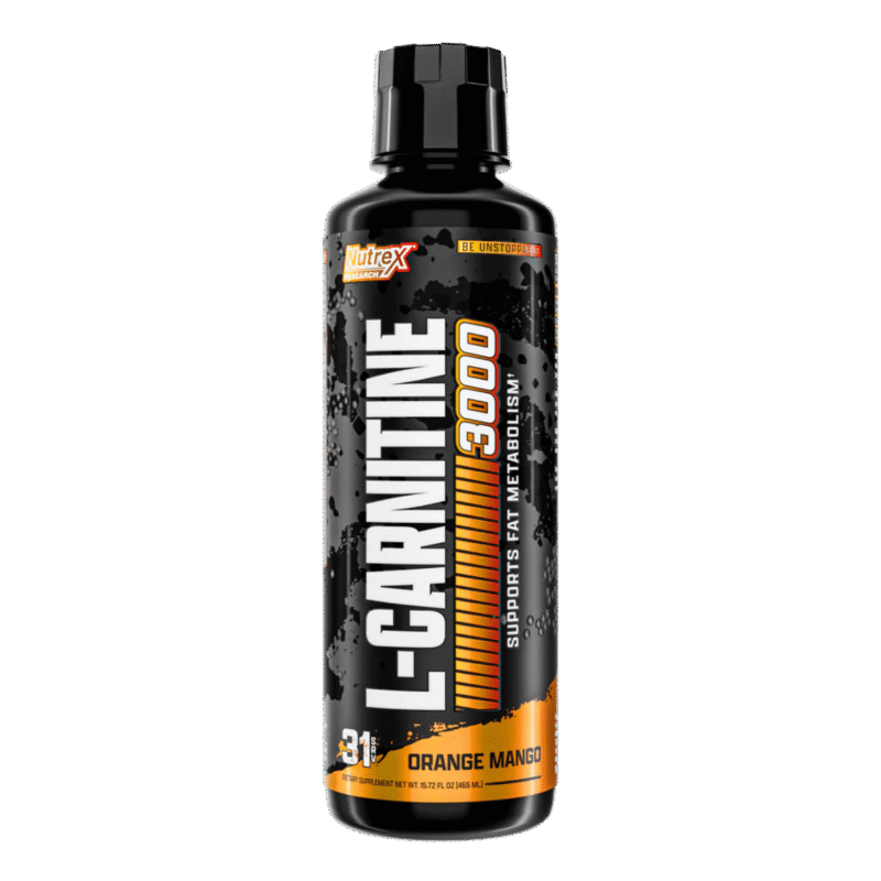 Liquid Carnitine 3000 Nutrex Research - orange mangue