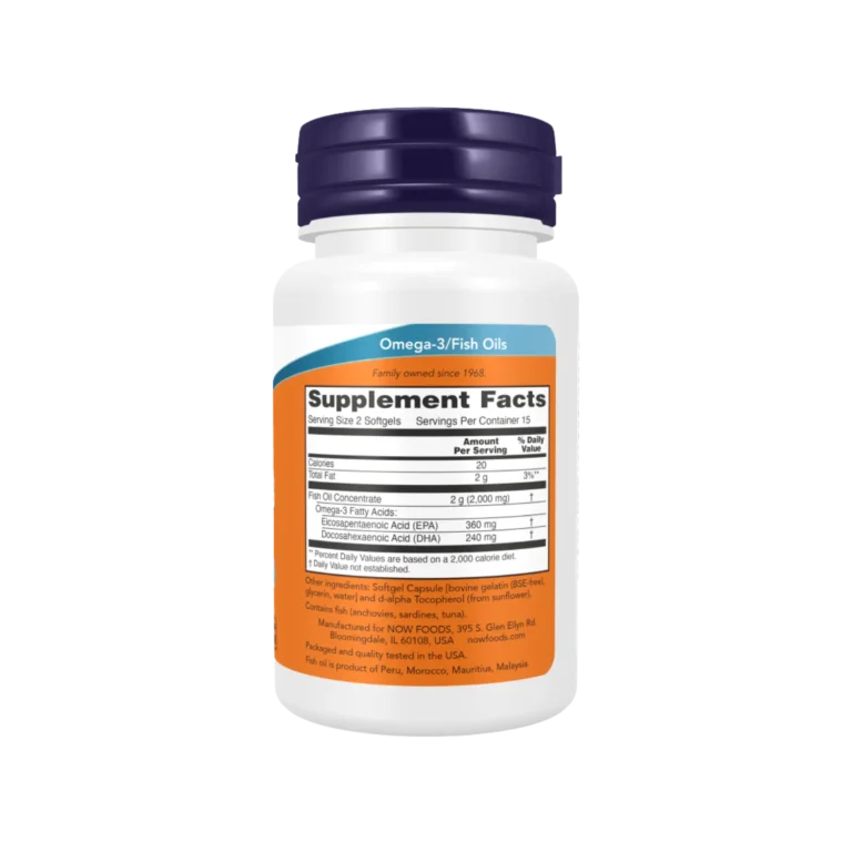 Omega 3 now foods verso