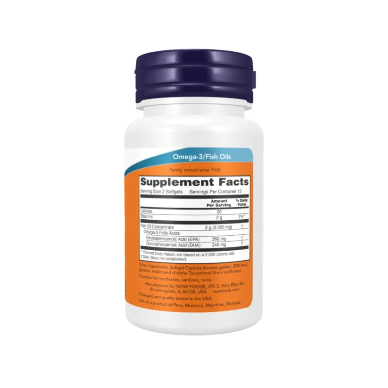 Omega 3 now foods verso