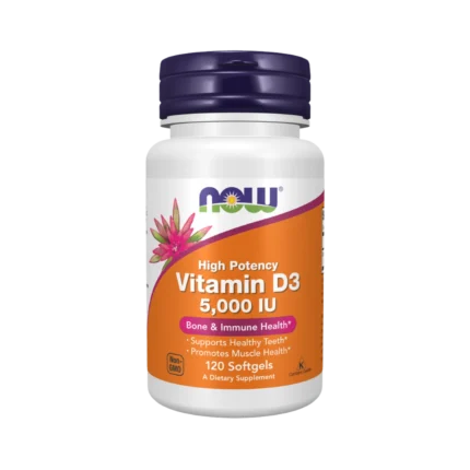 Vit D3 5000120 gels - Now foods