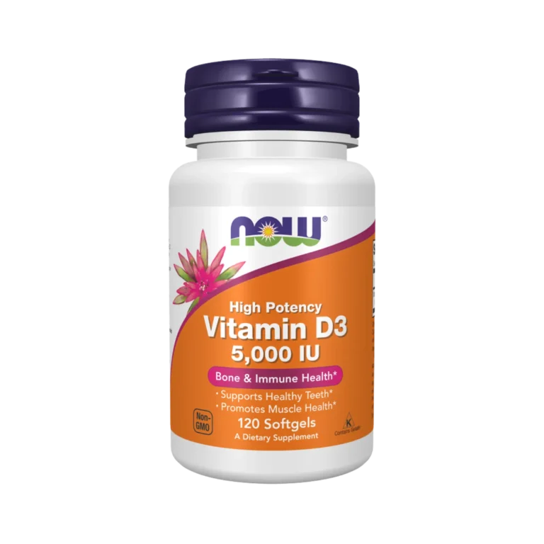 Vit D3 5000120 gels - Now foods
