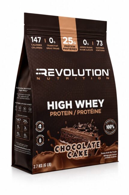 High Whey Protein 2.7kg - Revolution Nutrition